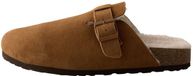 Next - Heren - Suède pantoffelmuiltjes met gesp - Bruin