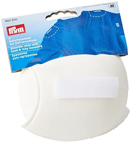 prym Raglan-schouder pad met haken en klittenbandsluiting, zwart, 2-delig, maat M/L