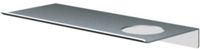 Hotbath &More Planchet 30 Cm - Inclusief Bevestigingsrails - Met 1 Uitsparing - Voor Zeepdispenser of Beker - RVS 316