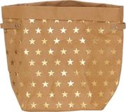 Furniteam Leuke Papieren Wasmand, Afmeting: L38xB25xH50 cm, Bruin