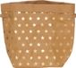 Furniteam Leuke Papieren Wasmand, Afmeting: L38xB25xH50 cm, Bruin