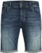 JACK&JONES Homme Short Bermuda JJIRICK JJORG SHORTS JJ 057 50SPS STS Bleu Denim Coton Élasthanne multi-ester Élasthanne Taille XS