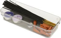 Secret de Gourmet 5Five Keuken lade organizer bakje - Set van 2x stuks - 1-vaks - Tidy Smart serie - kunststof - 9 x 23 x 4,5 cm