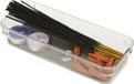 5Five Organiseur de tiroir de cuisine - Lot de 2 pièces - 1 compartiment - Série Tidy Smart - plastique - 9 x 23 x 4,5 cm