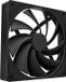 NZXT F140Q - 140 mm - 102.90 cfm - 500 - 1500 rpm - 29.8 dBA - Quiet Airflow Fan - 4-pin PWM - FDB - Zwart