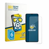 BROTECT Screenprotector 6 Stuks voor realme Note 80 Beschermglas Transparant