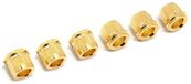 Hosco Japan Hosco BU-CBHG Japan Conversion Bushings 10,2 mm Goud Hexagonale Top Set van 6