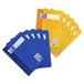 Oxford Oktavschrift, A6, liniatuur 52 (geruit), 32 vellen, geel & blauw, 10 stuks
