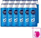 NIVEA MEN Strong Power Shampoo - 250 ml - 12 stuks