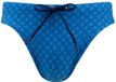 HOM Badehose Swim Mini Brief Hendaye Blauw Geruit Heren XXL