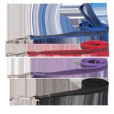 Antislip hondenriem, robuust materiaal, verstelbare lengte, veilige karabijnhaak, ideaal voor wandelingen en training.