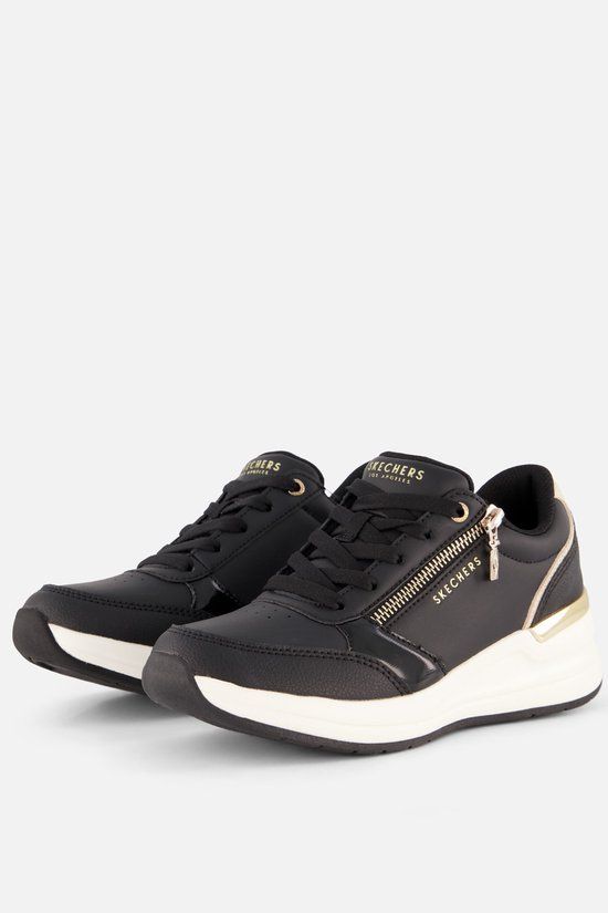 Skechers BILLION 2 - FINE SHINE Dames Sneakers - Zwart