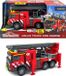 Majorette Volvo FMX Brandweerwagen NL - Metaal - Licht en Geluid - 19 cm