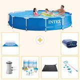 Intex Rond Frame Zwembad - 366 x 76 cm - Blauw