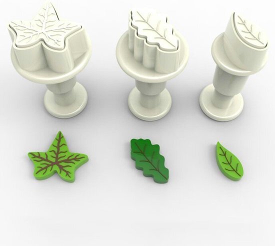 Dekofee Mini Plungers Leaves set/3