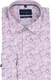Suitable Overhemd Mosaic Print Roze - Maat 39 - Heren - Formeel