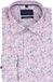 Suitable Overhemd Mosaic Print Roze - Maat 39 - Heren - Formeel