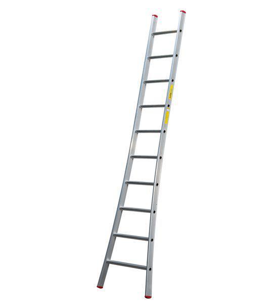 Little Jumbo SuperPRO Enkele uitgebogen ladder geanodiseerd - 16 sporten - 1250300116