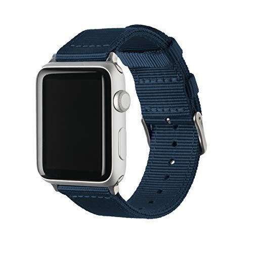 Archer Watch Straps - Vervangende Horlogebanden voor Apple Watch (Marineblauw, Roestvrij Staal, 42/44/45mm)