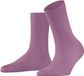 FALKE Cotton Touch eenkleurig katoen sokken dames roze - maat 35-38