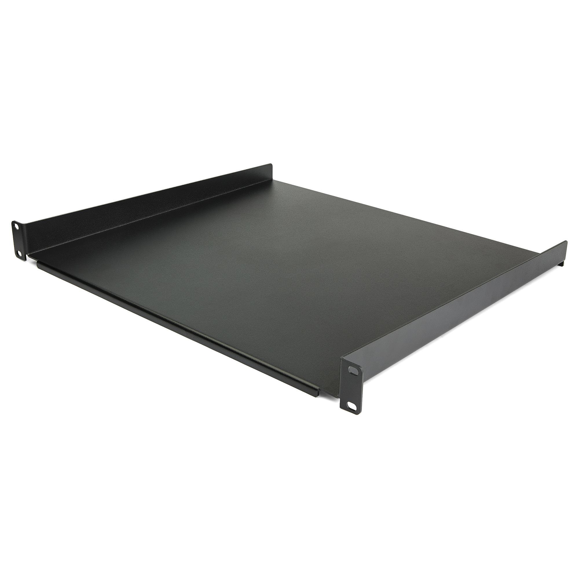 StarTech.com 1U Rack Mount Cantilever Shelf - 20kg Capacity - Black
