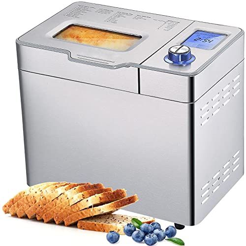 COOCHEER Broodbakmachine - 900g - Zilverkleurig