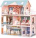 Merkloos Houten poppenhuis met meubels, geschikt voor kinderen van 3 tot 6 jaar