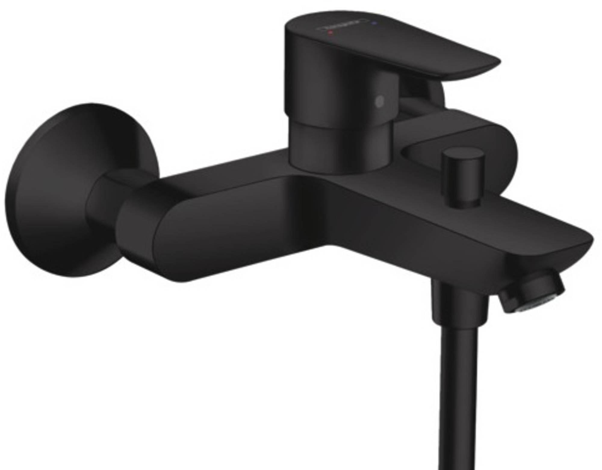 Hansgrohe Talis E Badmengkraan Opbouw Mat Zwart