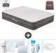 Bestway Opblaasbaar Luchtbed - 2 Personen - 152 x 203 x 36 cm - Bruin - Inclusief Accessoires