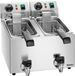 Bartscher Snack II Plus - Dubbele Frituurpan - 8L - RVS