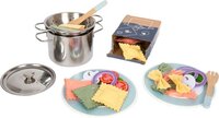 Small Foot - Houten Speeleten Pasta Chef Set, 19dlg. - 3+ jaar