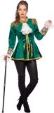Wilbers Luxe Jas Markiezin Fluweel Groen - Maat 44