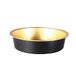 García de Pou 214.71 bakvormen, 215 ml, diameter boven 11,8 cm, 100 stuks, zwart en goud aluminium