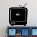 Ambiance Sticker Schoolbordsticker - uitwisbare zelfklevende muurstickers - OUDE TV - 20x15cm