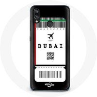 Maniacase Etui voor Huawei P20 Lite Vliegticket Dubai