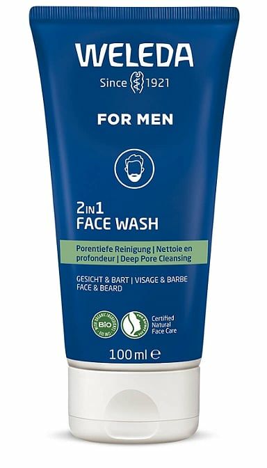 Weleda Men 2in1 Cleansing Gel for Face & Beard - 100ml