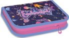 Ars Una Ecole Trousse à crayons Enchanted - Magie, remplie, violet-rose-orange, pour filles