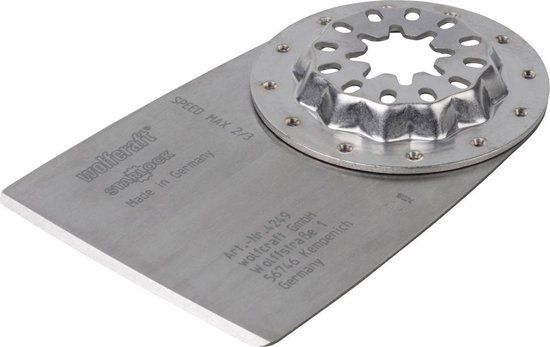 wolfcraft - Multitool Schraper STARLOCK - voor het verwijderen van tegellijm resten - 4249000