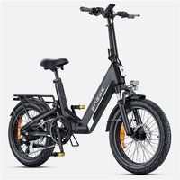ENGWE Elektrische Fiets L20 3.0 BOOST - 250W Motor, 48V 13.5AH Batterij, 20 Inch Banden, Hydraulische Schijfremmen, TÜV-Certificering - Zwart