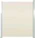vidaXL Pare-vent rétractable 160x514 cm crème