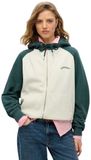 Superdry - Essential Logo oversized raglanhoodie met rits - Dames - Hoodies