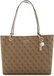 GUESS Noelle Shopper Bag - Brown - Faux Leather - Women