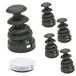 WAGNER QuickClick® Meubelglijders omkeerbaar wolvilt + kunststof I set van 4 verwisselbare glijders voor het insteken in ronde buizen - DUO - Binnen Ø 18 mm/Buiten Ø 22 mm -Made in Germany- 15832300