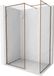 Mexen Kioto-F paroi de douche walk-in avec cadre 100 x 100 cm, transparent 8 mm, or rose