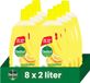 Dettol - Nettoyant tout usage - Citron pétillant - Hygiène parfaite - 2L - Pack économique - 8 pièces