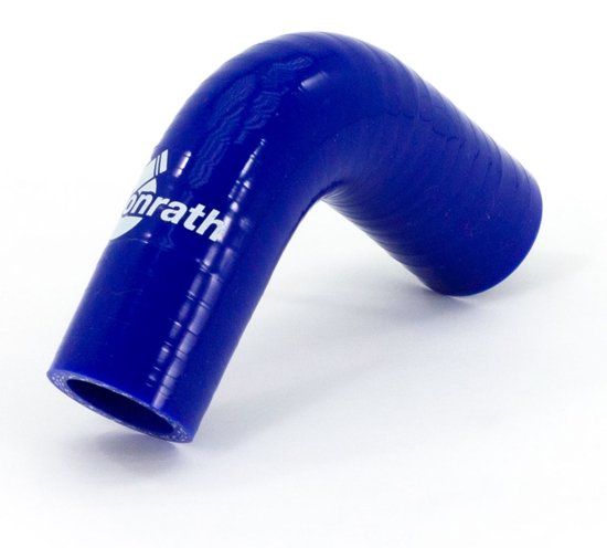 Bonrath Siliconen slang 90 graden bocht - Lengte:50mm - Ø13mm