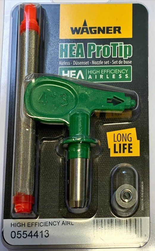 WAGNER ProTip HEA - spuittip 413 - airless - groen - Duits