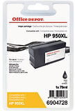 Office Depot Compatible HP CN045AE Inkcartridge Zwart