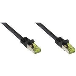 Good Connections RJ45 Netwerk Aansluitkabel CAT 7 S/FTP 25 m Zwart Vlambestendig, Snagless