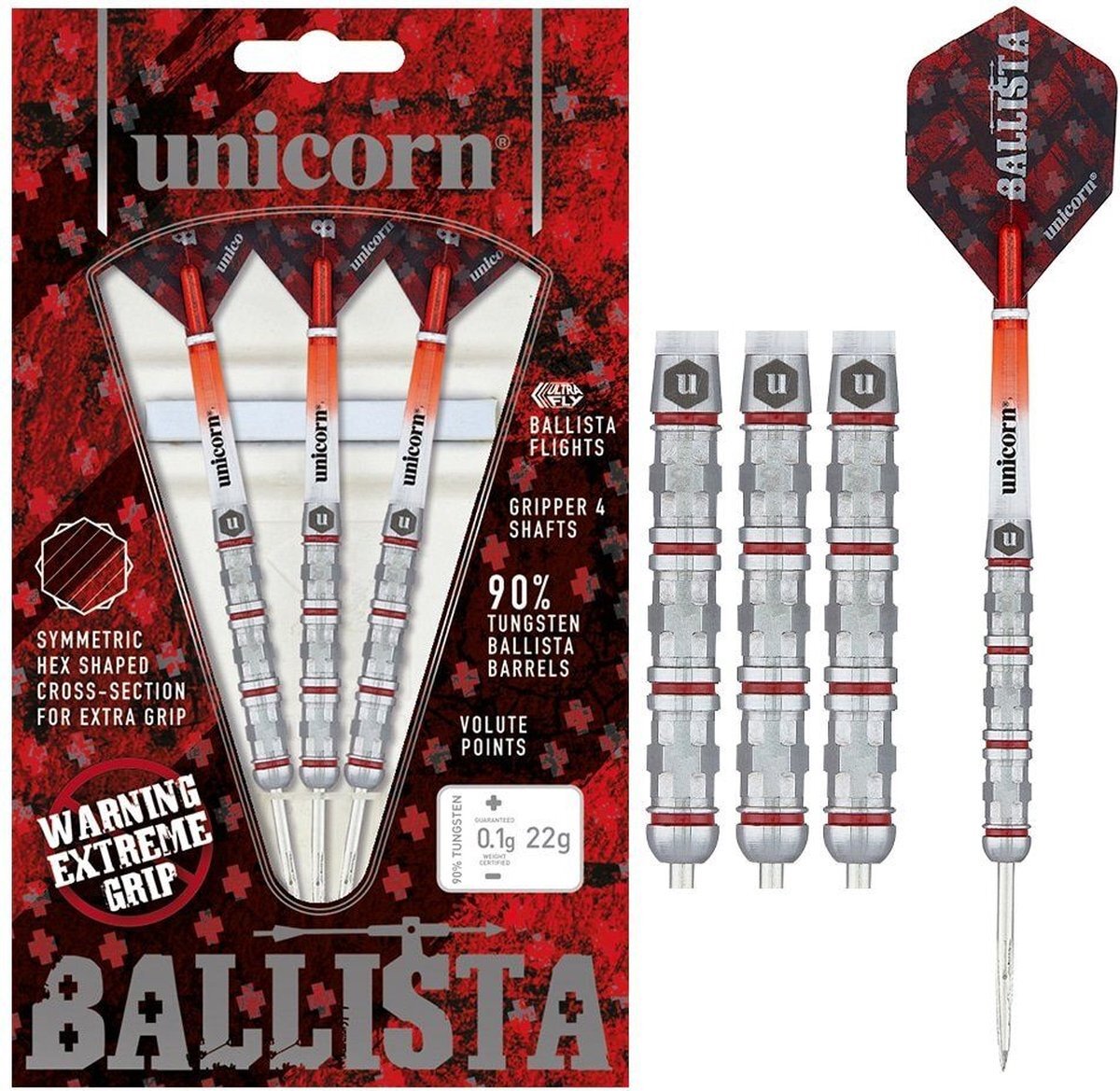 Unicorn Ballista Shape 4 90% - Dartpijlen